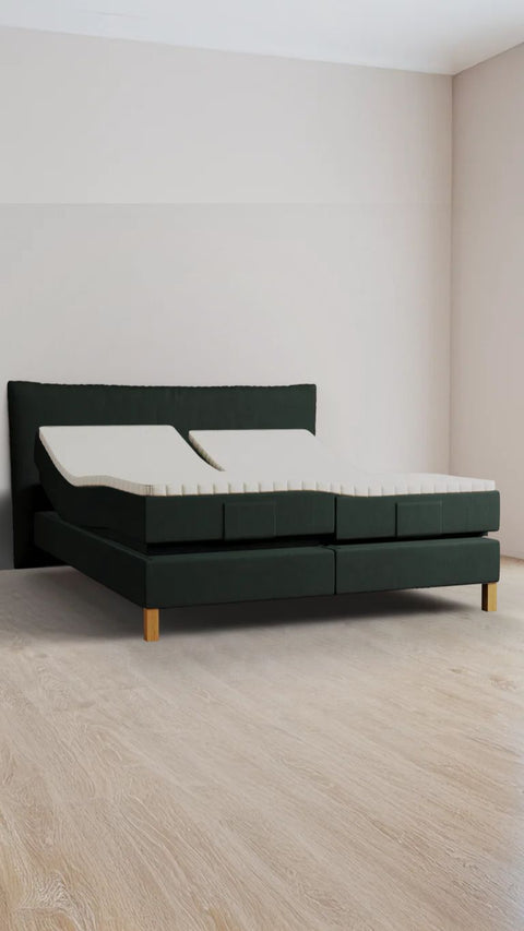 Azur double boxspring bed 180x220 cm