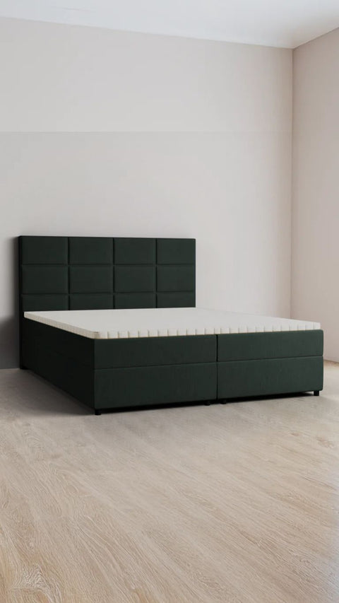 Azur double boxspring bed 200x220 cm