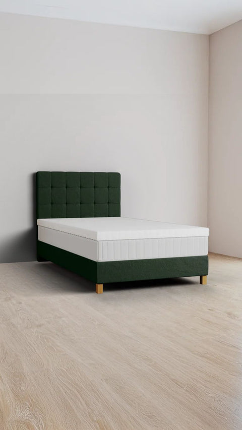Azur single boxspring bed 90x220 cm
